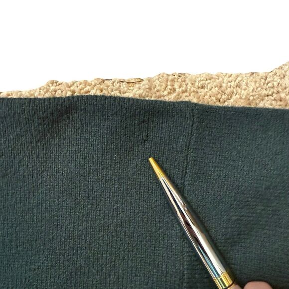 LOT OF 2 Vtg Polo Ralph Lauren 100% Lambswool Sweater Sz Large Green & Black 90s - Picture 12 of 13